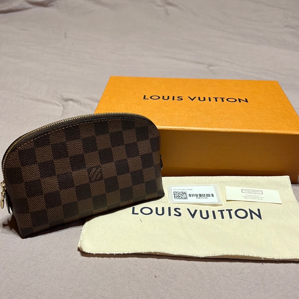 Louis Vuitton Damier Ebene Cosmetic Pouch
